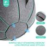 ENOVI Lite Yoga Ball Chair, Exercise Ball with Slipcover for Office and Home, Birthing and Pregnancy, 65cm, FG view 4