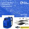 HAMISH Ski Boot Bag,1.76cu ft 50L Waterproof large capacity Ski Boots Bag Backpack,Snowboard Travel Lightweight Ski Bag Backpack for Ski Helmet, Goggles, Gloves, Skis, Snowboard & Accessories view 3