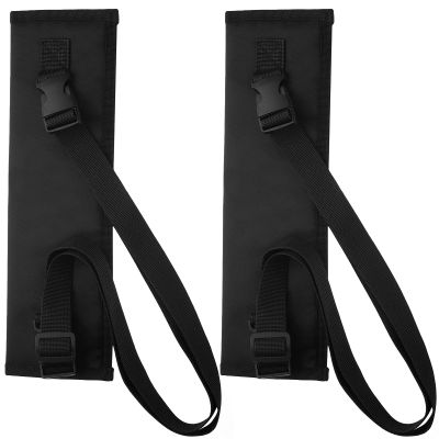 Jecery 2 Pieces Sword Bag Black Katana Bag Ninja Sword Carry Case Holder Back Strap Waistband for Samurai Cosplay Costume Halloween Party