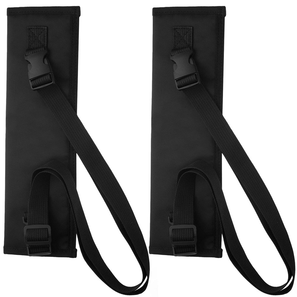 Jecery 2 Pieces Sword Bag Black Katana Bag Ninja Sword Carry Case Holder Back Strap Waistband for Samurai Cosplay Costume Halloween Party