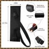 Jecery 2 Pieces Sword Bag Black Katana Bag Ninja Sword Carry Case Holder Back Strap Waistband for Samurai Cosplay Costume Halloween Party view 2