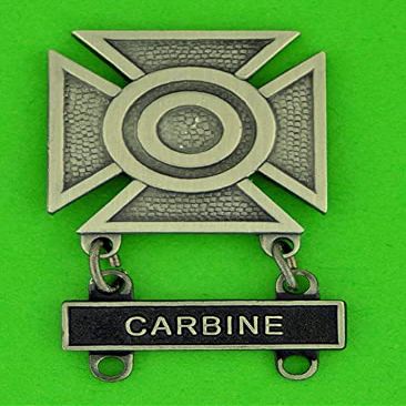 Aveshop Medals for Awards and Other Insignia Army Sharpshooter Marksmanship Badge Carbine Qualification Attachment Bar (Gold Silver Bronze Medals-Military Ribbons and Badges)