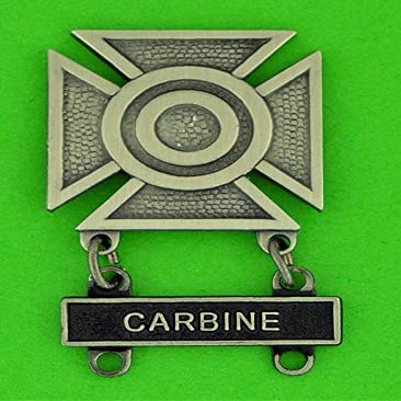 Aveshop Medals for Awards and Other Insignia Army Sharpshooter Marksmanship Badge Carbine Qualification Attachment Bar (Gold Silver Bronze Medals-Military Ribbons and Badges)