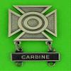 Aveshop Medals for Awards and Other Insignia Army Sharpshooter Marksmanship Badge Carbine Qualification Attachment Bar (Gold Silver Bronze Medals-Military Ribbons and Badges) view 1