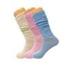 AWS/American Made 3 Pairs Multicolor Scrunch Socks Shoe Size 5 to 10 view 1