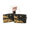 PICSIL - Sports Wrist Straps | Custom Fit Wrist Support for Cross Training & Weightlifting | Vegan Cotton, Secure & Flexible | Gymnastics & Calisthenics Use | Color Gold Black view 1