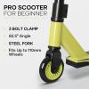 VOKUL Pro Scooters for Teens Stunt Scooter for Kids 6 Years and Up Trick Scooters for BMX Entry Level(New-Yellow) view 3