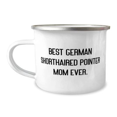 Inspirational German Shorthaired Pointer Dog Gifts, Best German Shorthaired, German Shorthaired Pointer Dog 12oz Camping Mug From Friends