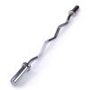 HLCUI 47" EZ Curl Bar with Spring Collars for Bicep Curls and Arm Exercises,Barbell for Bench Press,Squats and Powerlifting,Perfect for A Small Home Gym,4ft(1.2m)  50mm view 1