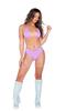 6040 - Bikini Tie Top Large / Lavender view 1