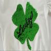Little Hand Toddler Girls Sweatshirt Kids Green Lucky Reversible Sequins Clovers St. Patrick's Long Sleeve Shamrock Tee Shirts for 3T view 2