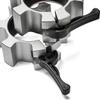 Barbell Clamp,Olympic Barbell Clamps,Aluminium Alloy Barbell Clips,Quick Release Weight Bar Clamps Dumbbell Locking Spin Clip 2 inch for Weightlifting, Olympic Lifts and Strength Training,1 Pair view 3