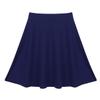 Loloda Girls' Kids Stretch Waist Flared Mini Skirt Casual Knee Length Pleated A-Line Skater Skirts Navy_Blue 8 Years view 4