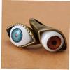 1 Pc Halloween Vintage Punk Blue Evil Eye Ring Eyeball Finger Ring Novelty Gift for Friends view 4