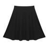 Loloda Girls' Kids Stretch Waist Flared Mini Skirt Casual Knee Length Pleated A-Line Skater Skirts Black 8 Years view 4