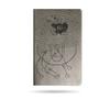 Rico Industries NCAA Kansas Jayhawks Gray Laser Engraved Small Notepad Journal/Notepad 8.25" x 5.25"- Office Accessory view 1