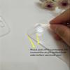 10pcs Acrylic Rectangle Luggage Tags - Keychain Blanks, Reserve Seating Tag (White) view 2