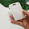 10pcs Acrylic Rectangle Luggage Tags - Keychain Blanks, Reserve Seating Tag (White) view 3