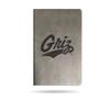 Rico Industries NCAA Montana Grizzlies Gray Laser Engraved Small Notepad Jounral/Notepad 8.25" x 5.25"- Office Accessory view 1