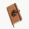Rico Industries NCAA Boise State Broncos Brown Laser Engraved Small Notepad Journal/Notepad 8.25" x 5.25"- Office Accessory view 4