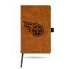 Rico Industries NFL Tennessee Titans Brown Laser Engraved Small Notepad Journal/Notepad 8.25" x 5.25"- Office Accessory view 1