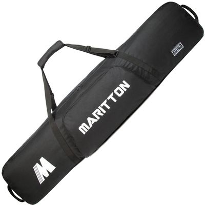 MARITTON Padded Snowboard Bag- Perfect for Air Plane Travel for Snowboard, Goggles, Gloves, Ski Outdoor Camping,Available Length in 155cm 165cm. (BLK, 165CM)
