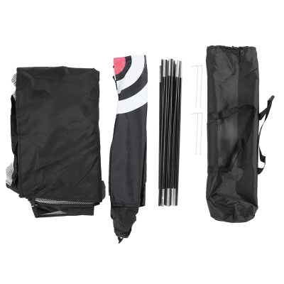EVTSCAN Golf Practice Net, 3M Golf Training Net Hitting Practice Aids Net Golf Accessory with Carrying Bag Black