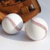 2 Blank Baseballs Softball Standard Official Size 9 inch Suitable for Youth League Practice Training Machine Pitching for Signature Adapt to Bat Play view 4
