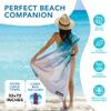 Youphoria Microfiber Quick Dry Beach Towel - Sand Free Beach Towel - Packable, Absorbent, Lightweight Travel Towel, Swimming, Pool, and Camping view 2