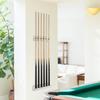 MyGift Vintage Whitewashed Wood Billiards Pool Stick Holder, Wall Mount Pool Cue Rack with Clips, Pool Table Organizer Accessories Set (Cue Rack Only), Holds up to 6 Cues view 2