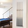 MyGift Vintage Whitewashed Wood Billiards Pool Stick Holder, Wall Mount Pool Cue Rack with Clips, Pool Table Organizer Accessories Set (Cue Rack Only), Holds up to 6 Cues view 3