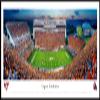 Virginia Tech Hokies Football (Orange Out) - 40.25x13.75-inch Standard Framed Print by Blakeway Panoramas view 1