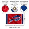 Buffalo Bills Red 3x5 Grommet Flag view 2