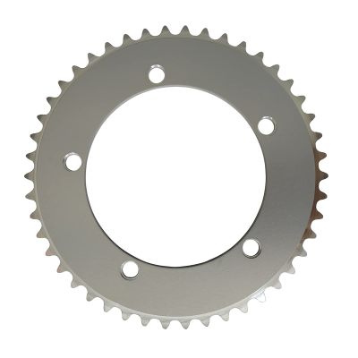 MYEEI MeeyI Bike Chainring 130 BCD Fixed Gear Chain Ring 44T 46T 48T 50T 52T 53T Fixie Road Track Bike Chainwheel Single Speed 130mm BCD Chainring Silvery(42T)