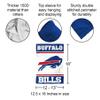 Buffalo Bills White Logo Garden Flag Double Sided Banner view 3