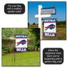 Buffalo Bills White Logo Garden Flag Double Sided Banner view 4