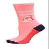K. Bell Women's Brunch Babe Crew Socks 1 Pair, Pink, Shoe Size: 410 view 1