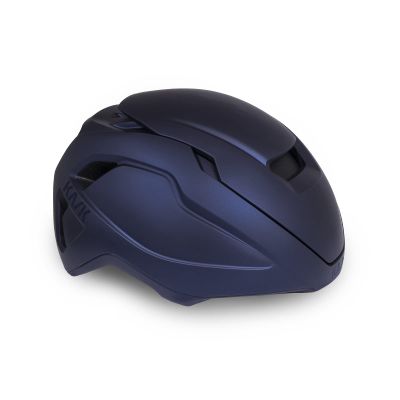 KASK Wasabi Bike Helmet I Road, Gravel, Cyclocross & Year-Round Bike Helmet with Merino Wool Insulation - Blue Matt - Medium