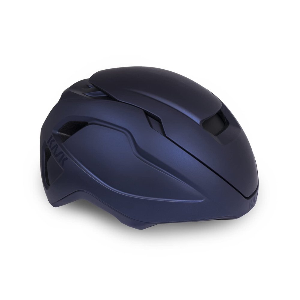 KASK Wasabi Bike Helmet I Road, Gravel, Cyclocross & Year-Round Bike Helmet with Merino Wool Insulation - Blue Matt - Medium