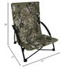 Barronett Blinds Ground Gobbler Chair, Run and Gun Hunting Chair, Low Profile, Ultra-Portable, Lightweight, 300 lb. Capacity, Crater Thrive, BC108 view 3