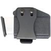 Rounded Horizontal Mag Holster Fits: 45 ACP Single Stack Magazine (Black Kydex) - Concealment Express view 1