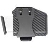 Rounded Horizontal Mag Holster Fits: 45 ACP Single Stack Magazine (Carbon Fiber Black Kydex) - Concealment Express view 1