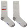 K. Bell Socks Men's Fun Pop Culture Novelty Crew Socks, Gray, Large view 2