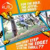 Kutu Tribe Pro Slackline Kit: 60 ft Training Line with Tree Protectors, Ratchet, Arm Trainer, Carry Bag - Tight Rope Slackline for Backyard, Kids & Adults Beginners view 4