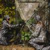 Barronett Blinds Big Mike, Portable Hunting Blind, Tall Hub Blind, Shoot While Standing, Low Profile Windows, 2-Person, Crater Thrive, 80 x 75 x 75, BM300CT view 3