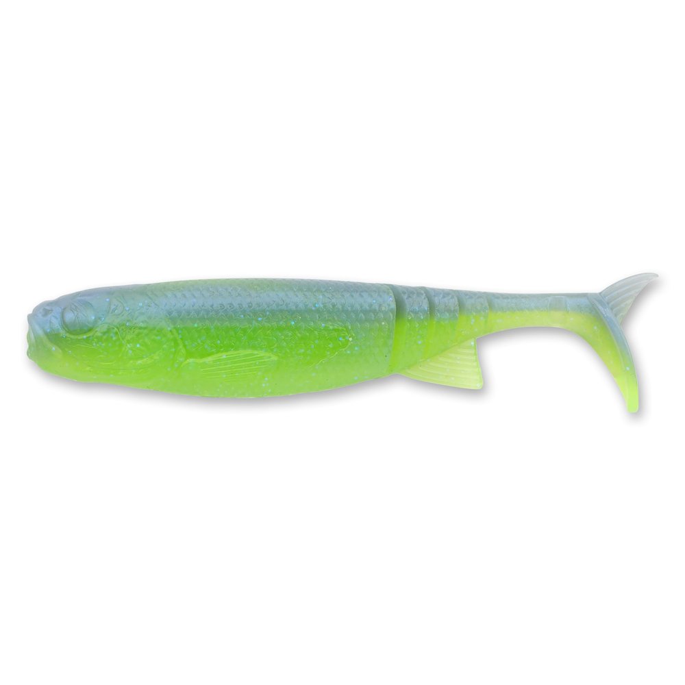 Savage Gear Duratech Minnow Fishing Bait, Electric Blue Chartreuse, Realistic Contours, Colors & Movement, 12X Tough Duratech Construction, Salt & Scent Infused