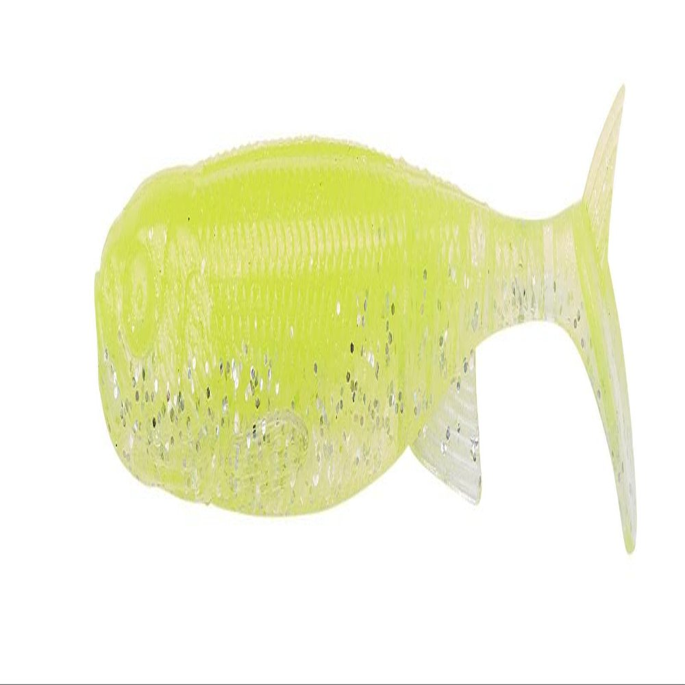 Savage Gear Toughtec Minnow Fishing Bait, 4 in, Clear Chartreuse, Realistic Contours, Colors & Movement, 12X Toughtec Construction, Salt & Scent Infused