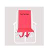 Personalized Imprinted Basic Backpack Chair by Rio - Red view 2