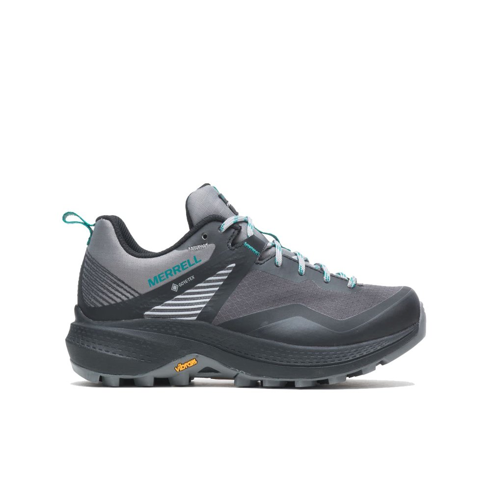 Merrell MQM 3 Gore-tex Women Outdoors Shoes, Charcoal/Teal, 6