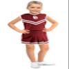 Little King NCAA Toddler/Youth Girls Team 2 Piece Cheer Dress-Oklahoma Sooners-3T view 1